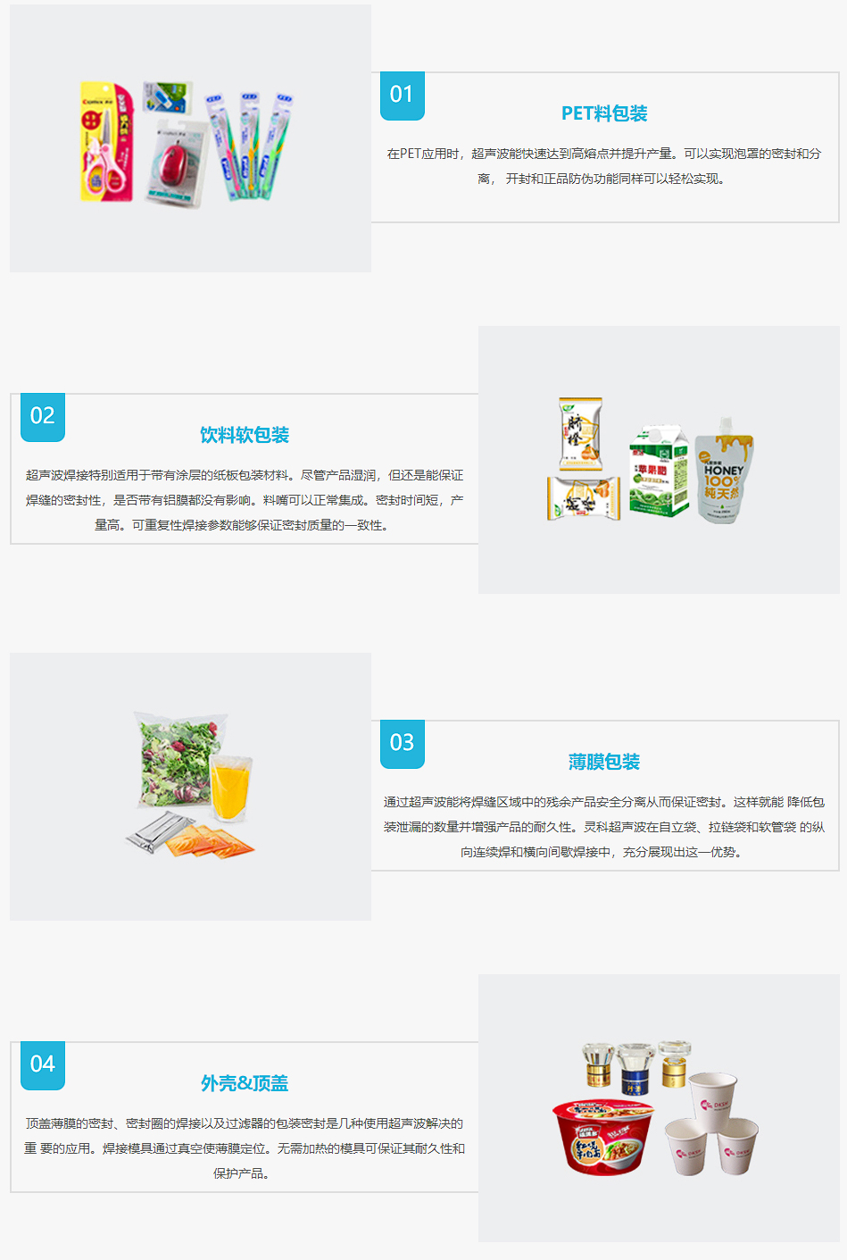 超聲波在食品包裝行業中的應用(圖1)